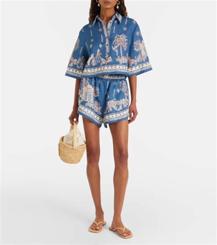 ACACIA Bermuda Top ($110) + Sicily Bottom ($106), acacia.co