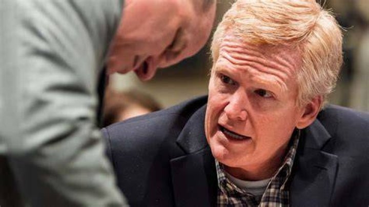 Alex Murdaugh speaks with defense attorney Dick Harpootlian during his double murder trial at the Colleton County Courthouse in Walterboro, S.C Murdaugh Killings, Walterboro, United States - 13 Feb 2023