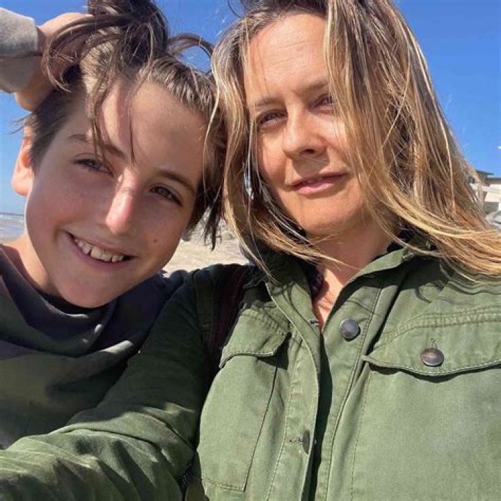 Alicia Silverstone and son Bear Blu Jarecki at the airport