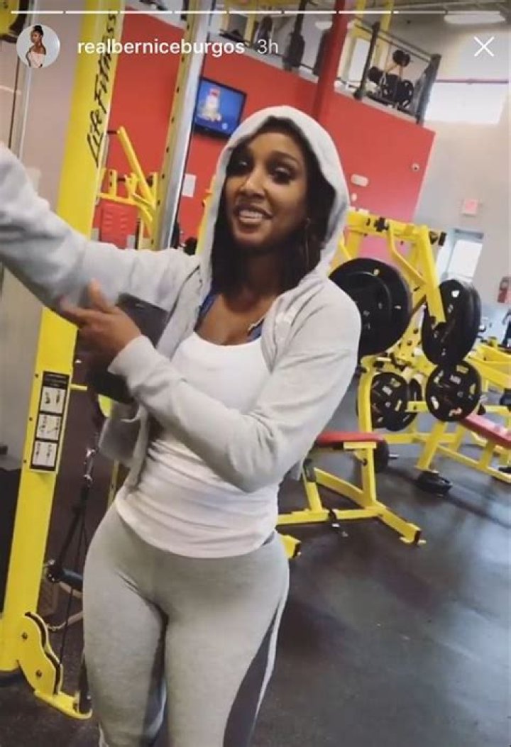 Bernice Burgos Intense Workout — PICS