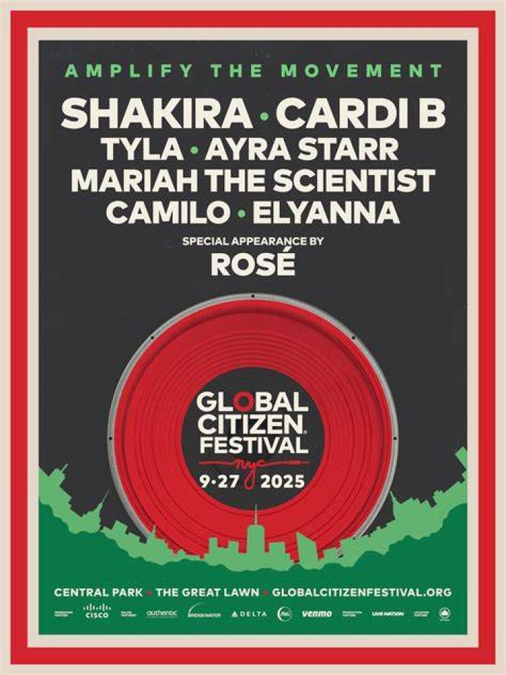 Cardi B2018 Global Citizen's Festival, New York, USA - 30 Sep 2018