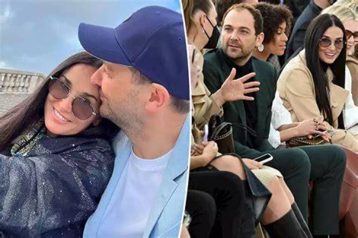 Demi Moore and boyfriend Daniel Humm are seen at Roland Garros on June 05, 2022 in Paris, France. 05 Jun 2022 Pictured: Demi Moore and Daniel Humm. Photo credit: KCS Presse / MEGA TheMegaAgency.com +1 888 505 6342 (Mega Agency TagID: MEGA865402_001.jpg) [Photo via Mega Agency]