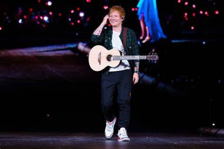 Ed Sheeran performing on the Pyramid StageGlastonbury Festival, Day 5, UK - 25 Jun 2017