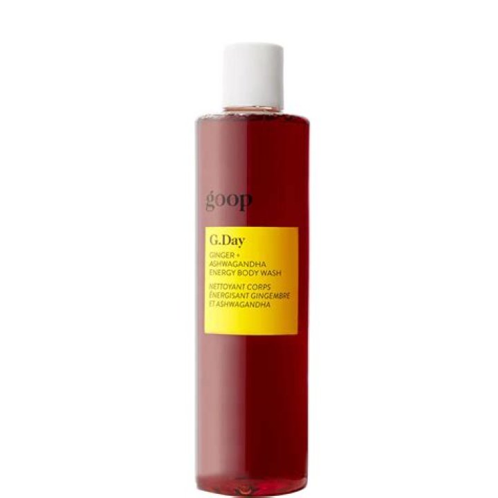 goop Beauty G.DAY Ginger + Ashwagandha Energy Body Wash, $32, goop.com