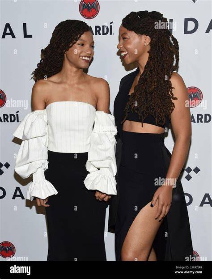 Halle Bailey, left, and Chloe Bailey of "Chloe x Halle" pose for a portrait at RMC Studio in Los Angeles People Chloe x Halle, Los Angeles, USA - 22 Dec 2017