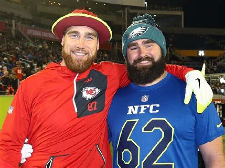 Jason Kelce and Travis Kelce