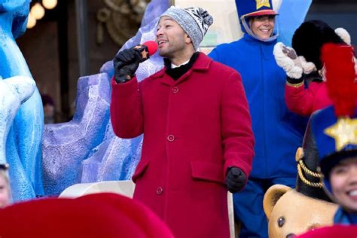 John Legend Macy's Thanksgiving Day Parade, New York, USA - 22 Nov 2018