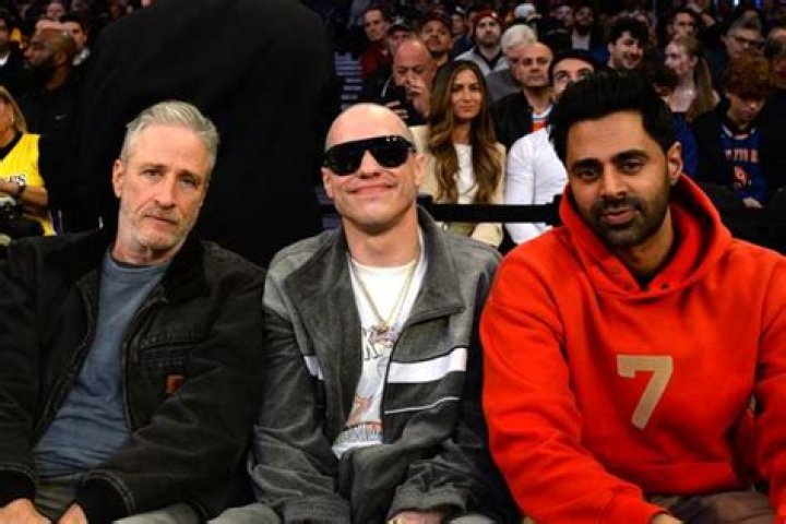 Jon Stewart, Pete Davidson, Hasan Minhaj Los Angeles Lakers v New York Knicks, New York, USA - 31 Jan 2023