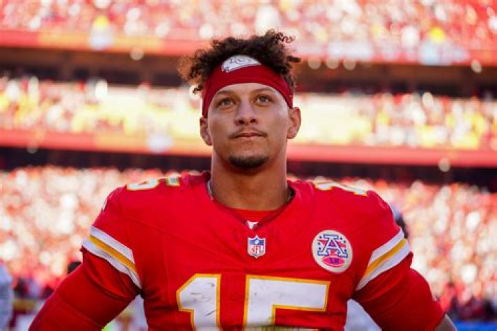Kansas City Chiefs quarterback Patrick Mahomes, left, and Chiefs tight end Travis Kelce (87) are interviewed by Melissa Stark after their win over the Jacksonville Jaguars in an NFL divisional round playoff football game, in Kansas City, Mo Jaguars Chiefs Football, Kansas City, United States - 21 Jan 2023
