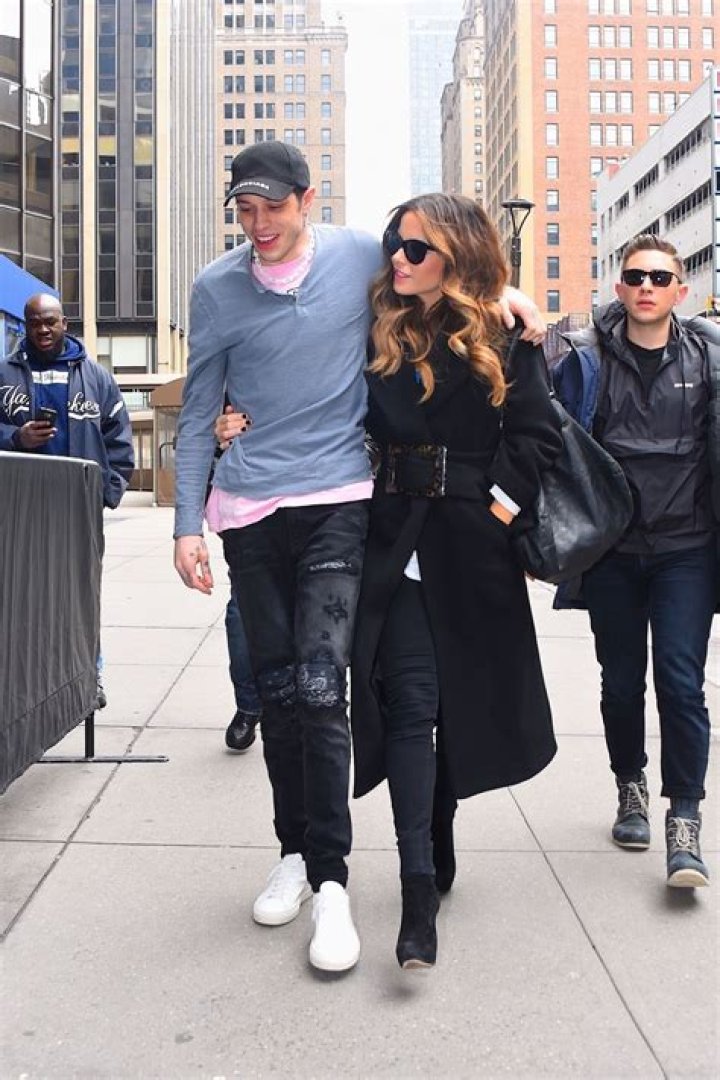 Kate Beckinsale and Pete Davidson Celebrities at Washington Capitals v New York Rangers, NHL ice hockey match, Madison Square Garden, New York, USA - 03 Mar 2019