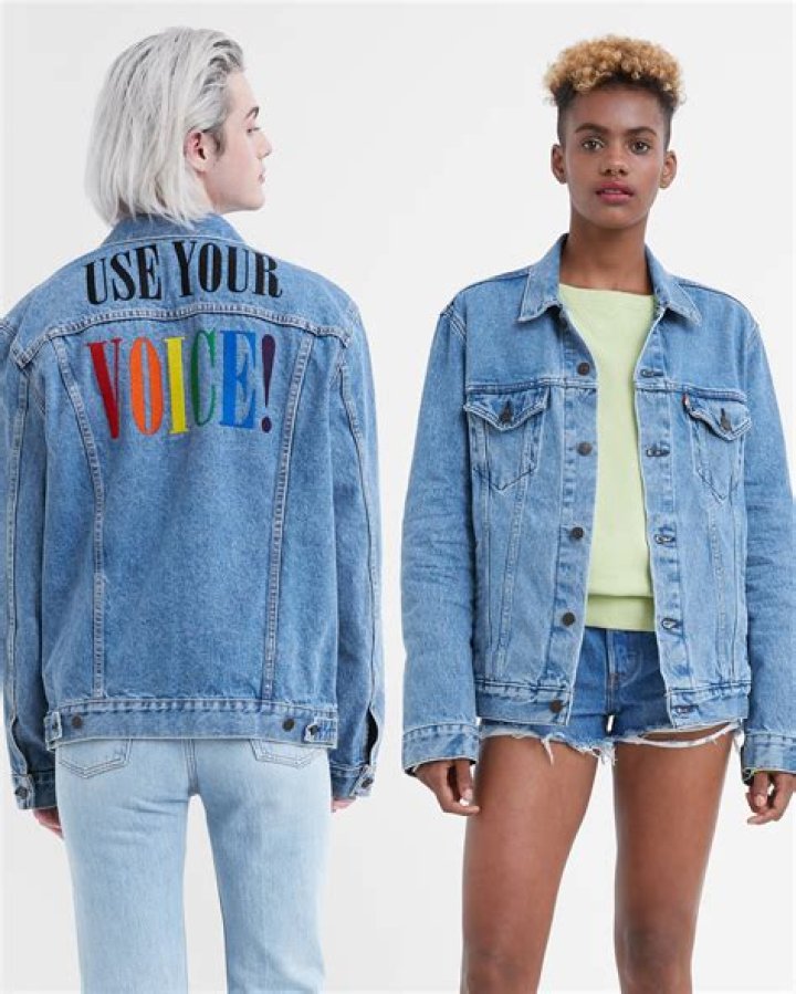 Levi&rsquo;s Pride Trucker Jacket, $118, levi.com