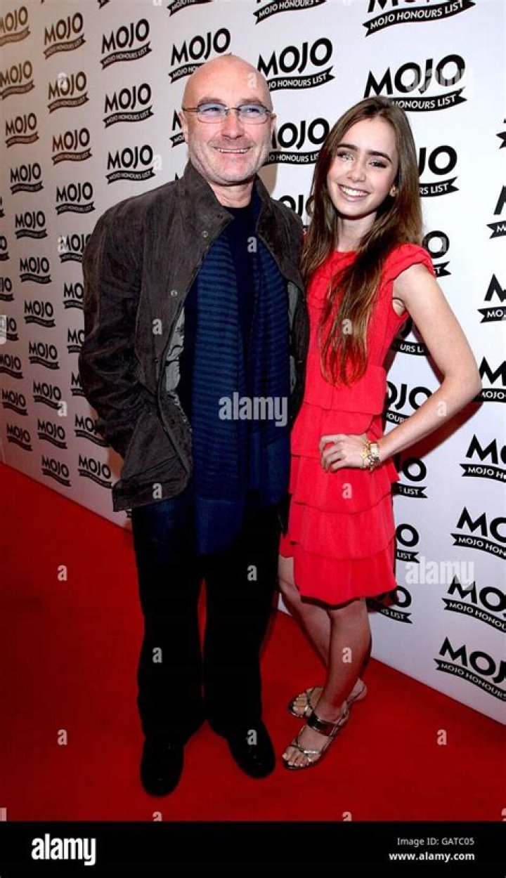 lily collins, phil collins