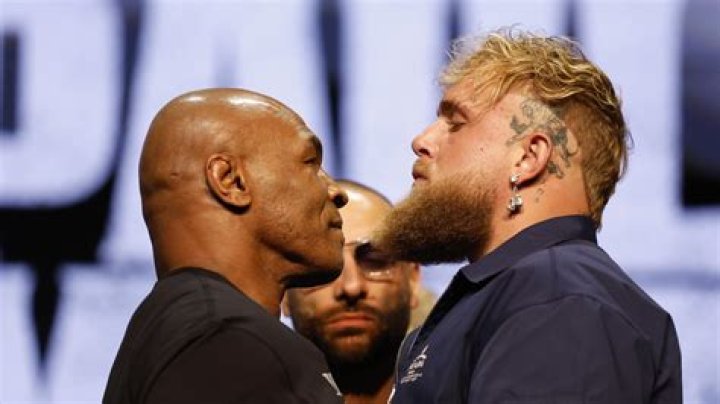 Mike Tyson and Jake Paul