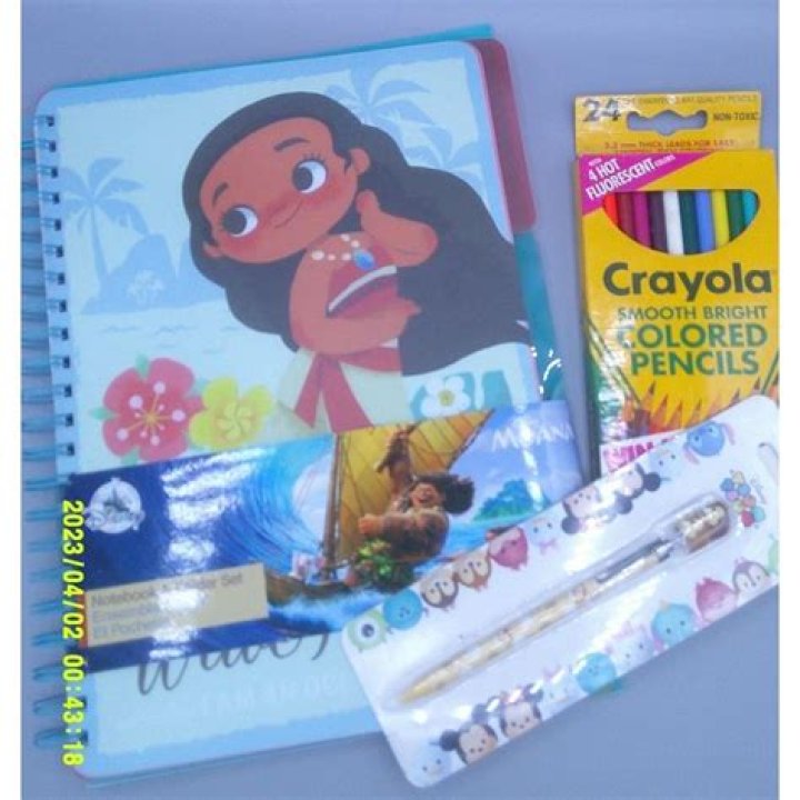 Moana Notebook And Folder Set