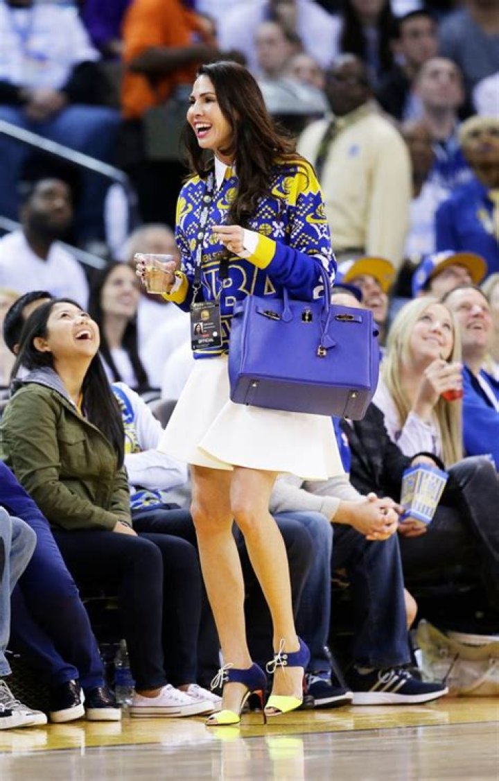 Nicole Curran Smiles Courtside