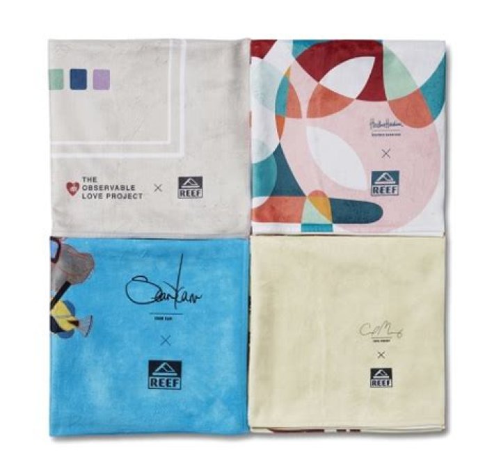 REEF x PFLAG, Limited edition beach towels for Pride month