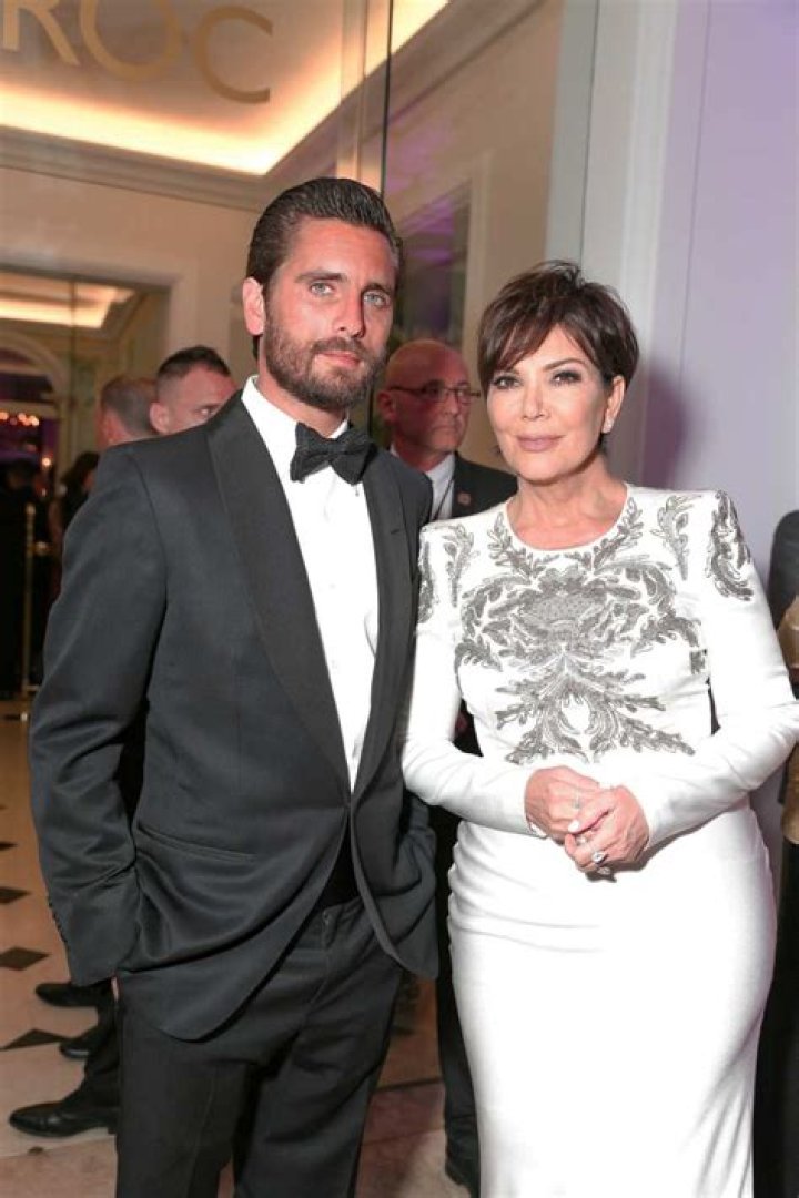 Scott Disick & Kris Jenner pose together