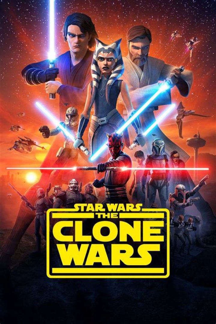 STAR WARS: THE CLONE WARS, from left: Yoda, Obi-Wan Kenobi, Anakin Skywalker, Ahsoka Tano, 2008. &copy;Warner Bros./Courtesy Everett Collection