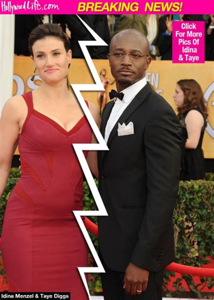 Taye Diggs Idina Menzel Split