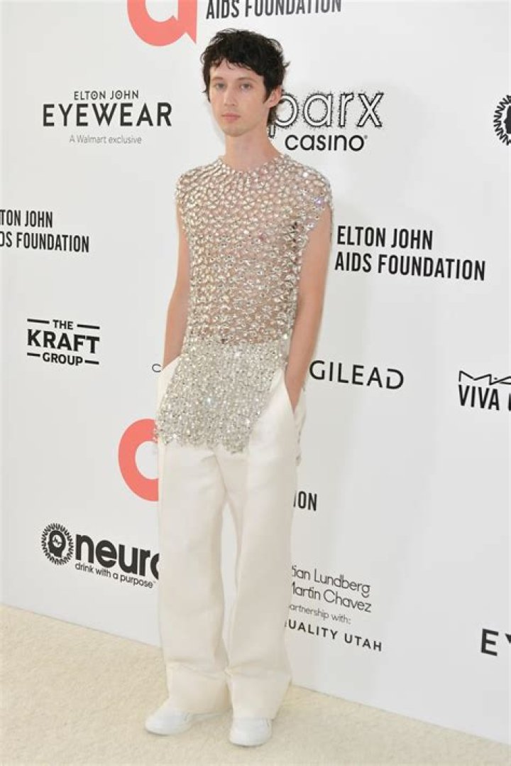Troye Sivan Elton John AIDS Foundation Oscar Viewing Party, Los Angeles, USA - 09 Feb 2020